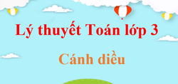 Lý thuyết Toán lớp 3 Cánh diều (hay, chi tiết) | Kiến thức trọng tâm Toán lớp 3