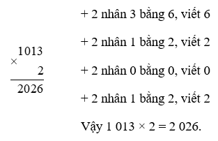 8 Bài tập trắc nghiệm Nhân số có bốn chữ số với số có một chữ số lớp 3 (có lời giải) | Toán lớp 3 Chân trời sáng tạo