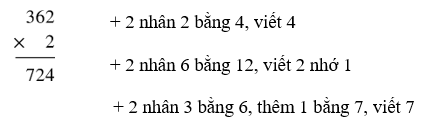 8 Bài tập trắc nghiệm Nhân với số có một chữ số trong phạm vi 1000 (tiếp theo) lớp 3 (có lời giải) | Toán lớp 3 Chân trời sáng tạo