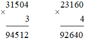 Toán lớp 3 Bài 70: Nhân số có năm chữ số với số có một chữ số (trang 94, 95, 96 Tập 2) | Kết nối tri thức
