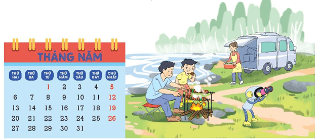 Toán lớp 3 Bài 67: Thực hành xem đồng hồ, xem lịch (trang 81, 82, 83, 84 Tập 2) | Kết nối tri thức