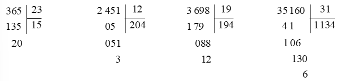 Chia cho số có hai chữ số (Lý thuyết + 15 Bài tập Toán lớp 4)