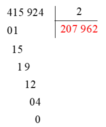 Chia cho số có một chữ số (Lý thuyết + 15 Bài tập Toán lớp 4)