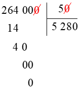 Chia hai số có tận cùng là chữ số 0 (Lý thuyết + 15 Bài tập Toán lớp 4)