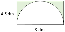 Bài tập trắc nghiệm Ôn tập diện tích, chu vi một số hình phẳng lớp 5 (có lời giải)