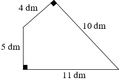 Bài tập trắc nghiệm Ôn tập diện tích, chu vi một số hình phẳng lớp 5 (có lời giải)