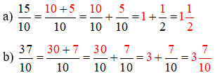 10 Bài tập trắc nghiệm Hỗn số lớp 5 (có lời giải)