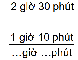 15 Bài tập trắc nghiệm Trừ số đo thời gian lớp 5 (có lời giải) | Toán lớp 5 Kết nối tri thức 