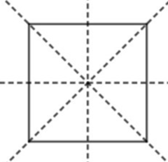 13 Bài tập trắc nghiệm Hình có trục đối xứng (có đáp án) | Toán lớp 6 Cánh diều
