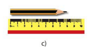 a) Cách đặt thước đo nào trong hình dưới đây sẽ cho biết chính xác độ dài