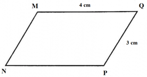 Vẽ hình bình hành có một cạnh dài 4 cm một cạnh dài 3 cm