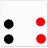 Trò chơi Cộng đậu đỏ, đậu đen. Các nhóm sử dụng mô hình để thực hiện các phép tính