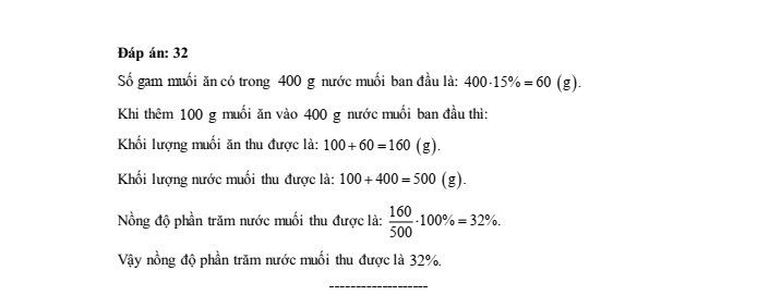 Đề kiểm tra Toán 6 Kết nối tri thức Chương 7 (có lời giải)