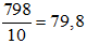 Viết các phân số thập phân  -5/1000; 798/10 dưới dạng số thập phân rồi tìm số đối