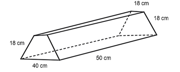 15 Bài tập Hình lăng trụ đứng tam giác. Hình lăng trụ đứng tứ giác (có đáp án) | Cánh diều Trắc nghiệm Toán 7