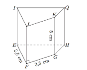 15 Bài tập Hình lăng trụ đứng tam giác. Hình lăng trụ đứng tứ giác (có đáp án) | Cánh diều Trắc nghiệm Toán 7