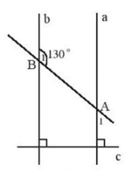 Cho Hình 5 có góc B1 = 130 độ Số đo của góc A1 là bao nhiêu