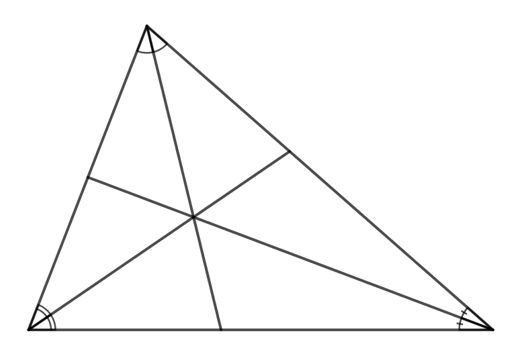 Vẽ một tam giác trên giấy. Cắt rời tam giác ra khỏi tờ giấy