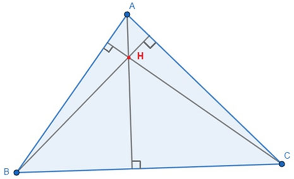 Tính chất ba đường cao của tam giác (Lý thuyết Toán lớp 7) | Chân trời sáng tạo