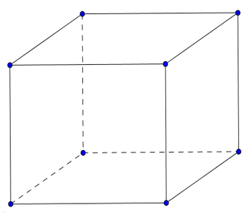 Tạo lập hình lăng trụ đứng có đáy là hình vuông cạnh 3 cm và chiều cao 5 cm