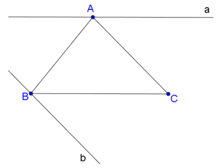 Cho tam giác ABC Hãy nêu cách vẽ đường thẳng a đi qua đỉnh A