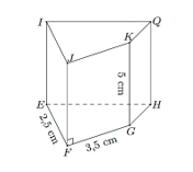 15 Bài tập Hình lăng trụ đứng tam giác. Hình lăng trụ đứng tứ giác (có đáp án) | Chân trời sáng tạo Trắc nghiệm Toán 7
