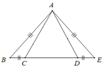 15 Bài tập Tam giác cân (có đáp án) | Chân trời sáng tạo Trắc nghiệm Toán 7 (ảnh 6)