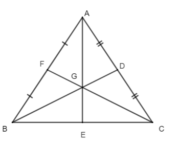 15 Bài tập Tính chất ba đường trung tuyến của tam giác (có đáp án) | Chân trời sáng tạo Trắc nghiệm Toán 7 (ảnh 17)
