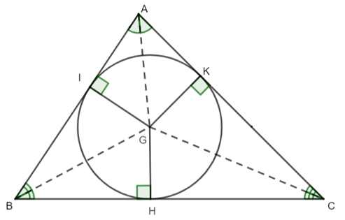 15 Bài tập Tính chất ba đường phân giác của tam giác (có đáp án) | Chân trời sáng tạo Trắc nghiệm Toán 7 (ảnh 11)