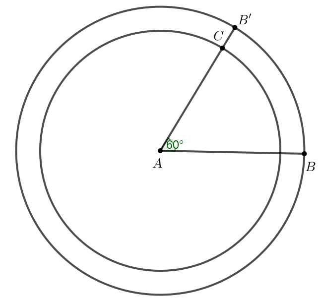 Vẽ tam giác biết độ dài hai cạnh và góc xen giữa. Vẽ tam giác ABC có AB = 6 cm