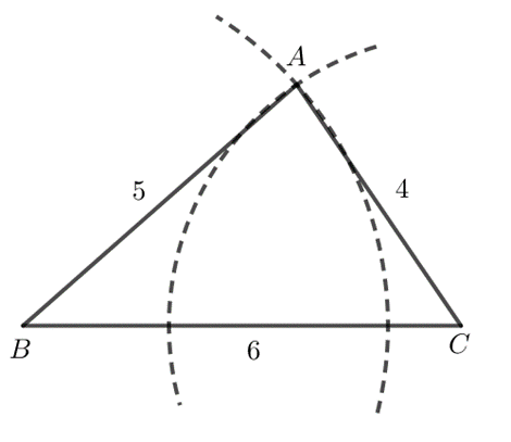 Hỏi ba độ dài nào sau đây không thể là độ dài ba cạnh của một tam giác