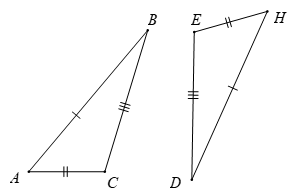 Lý thuyết Toán 7 Kết nối tri thức Bài 13: Hai tam giác bằng nhau. Trường hợp bằng nhau thứ nhất của tam giác (ảnh 6)