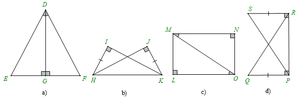 Lý thuyết Toán 7 Kết nối tri thức Bài 15: Các trường hợp bằng nhau của tam giác vuông (ảnh 5)