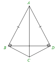 Lý thuyết Toán 7 Kết nối tri thức Bài 15: Các trường hợp bằng nhau của tam giác vuông (ảnh 8)