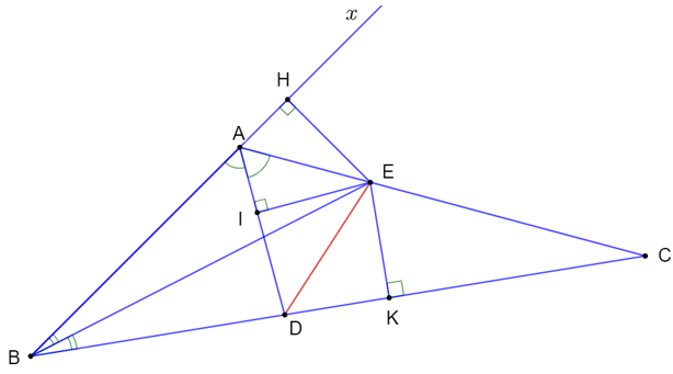 Sự đồng quy của ba đường trung tuyến, ba đường phân giác trong một tam giác (Lý thuyết Toán lớp 7) | Kết nối tri thức (ảnh 7)