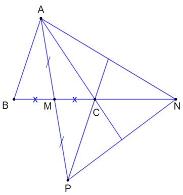 Sự đồng quy của ba đường trung tuyến, ba đường phân giác trong một tam giác (Lý thuyết Toán lớp 7) | Kết nối tri thức (ảnh 8)