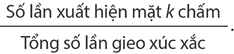 Xác suất thực nghiệm của một biến cố trong một số trò chơi đơn giản lớp 8 (Lý thuyết Toán 8 Cánh diều)