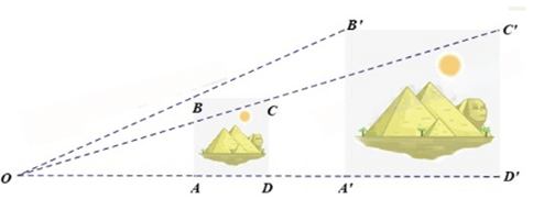 13 Bài tập Hình đồng dạng trong thực tiễn (có đáp án) | Cánh diều Trắc nghiệm Toán 8 (ảnh 1)