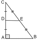 13 Bài tập Đường trung bình của tam giác (có đáp án) | Cánh diều Trắc nghiệm Toán 8 (ảnh 1)