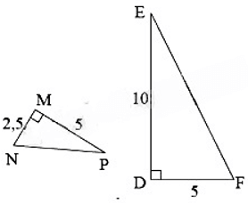 13 Bài tập Trường hợp đồng dạng thứ hai của tam giác (có đáp án) | Cánh diều Trắc nghiệm Toán 8 (ảnh 2)