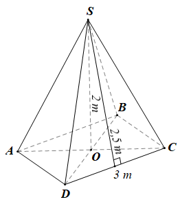 Diện tích xung quanh và thể tích của hình chóp tam giác đều, hình chóp tứ giác đều (Lý thuyết Toán lớp 8) | Chân trời sáng tạo