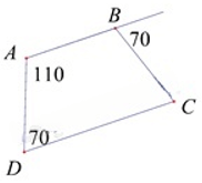 13 Bài tập Hình thang – Hình thang cân (có đáp án) | Chân trời sáng tạo Trắc nghiệm Toán 8 (ảnh 5)