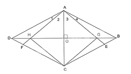 15 Bài tập Hình thoi và hình vuông (có đáp án) | Kết nối tri thức Trắc nghiệm Toán 8
