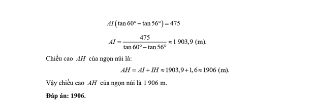 Đề kiểm tra Toán 9 Cánh diều Chương 4 (có lời giải)