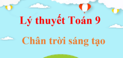 Lý thuyết Toán 9 Chân trời sáng tạo (hay, chi tiết) | Kiến thức trọng tâm Toán 9