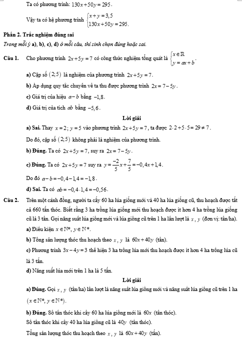 Đề kiểm tra Toán 9 Kết nối tri thức Chương 1  (có lời giải)