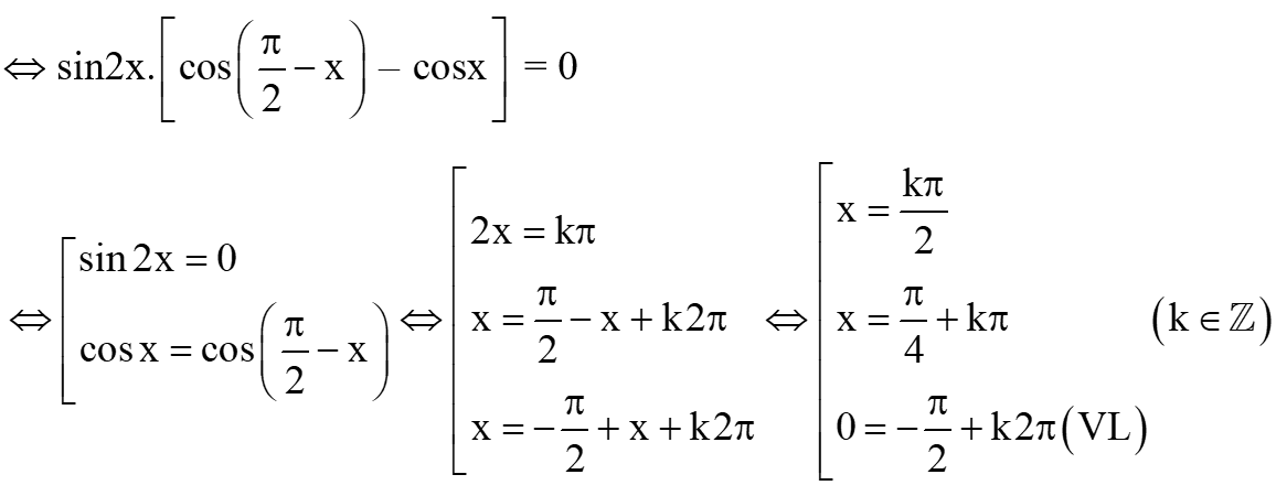 Phương trình cosx = m lớp 11 (chi tiết nhất)