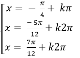 Phương trình đối xứng, phản đối xứng đối với sinx và cosx - Toán lớp 11