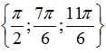 Tìm nghiệm của phương trình lượng giác trên khoảng, đoạn - Toán lớp 11