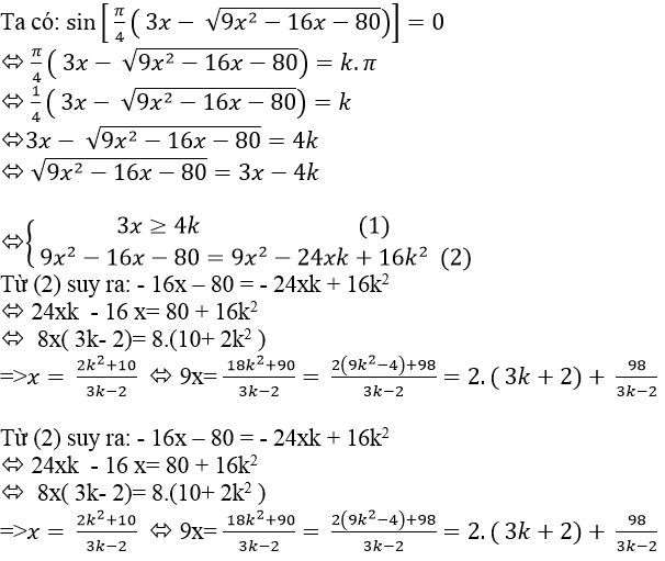 Tìm số nghiệm của phương trình lượng giác trong khoảng, đoạn - Toán lớp 11